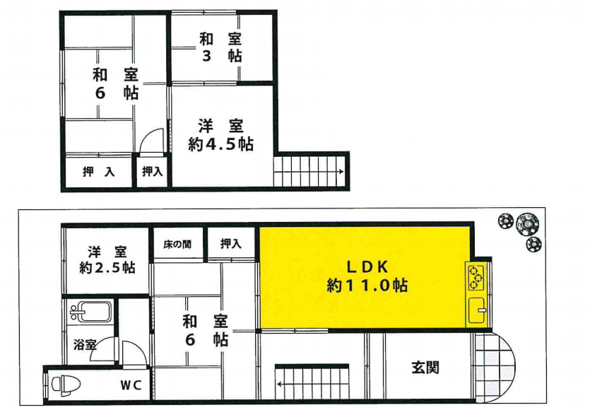 売買 大阪府大阪市西淀川区 小学校 香簑小学校 北急ハウジング