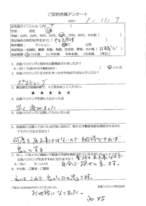 大阪市淀川区十三元今里3丁目戸建のアンケート画像