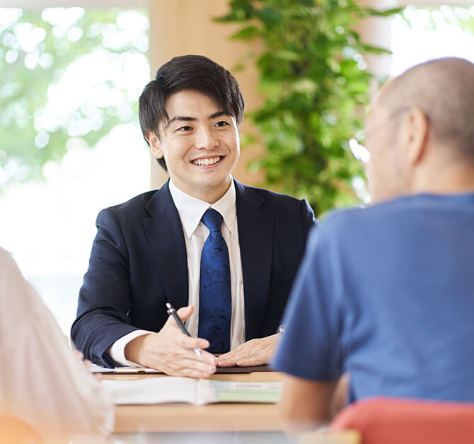 経験豊富な営業マン