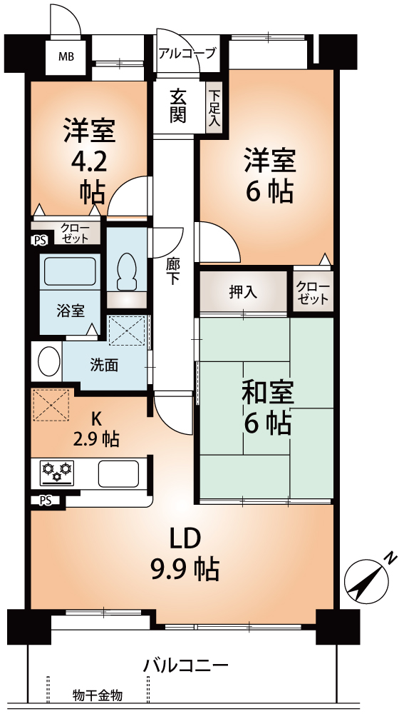(間取)